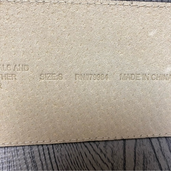 Chico’s Black Leather Zebra Print Calf Hair Belt - Picture 10 of 14